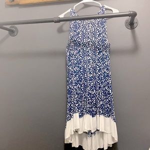 Altard State Medium white and blue dress